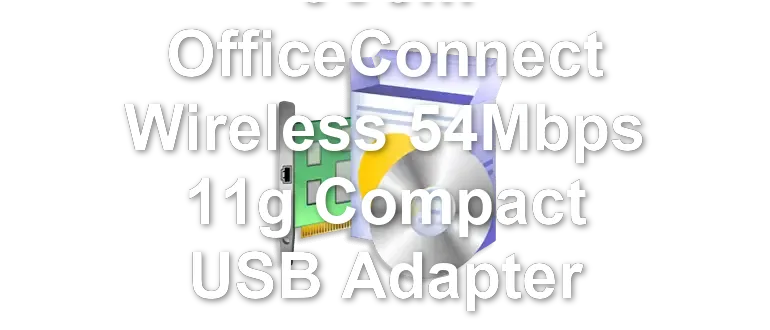 3Com OfficeConnect Wireless 54Mbps 11g Compact USB Adapter