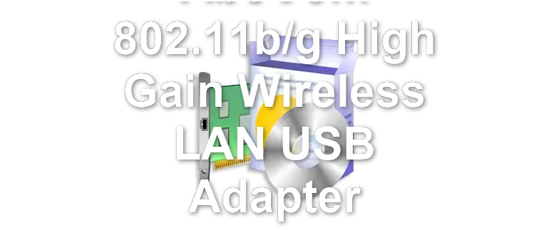 AboCom 802.11b/g High Gain Wireless LAN USB Adapter