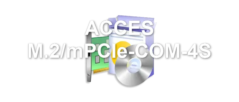ACCES M.2/mPCIe-COM-4S