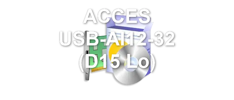 ACCES USB-AI12-32 (D15 Lo)