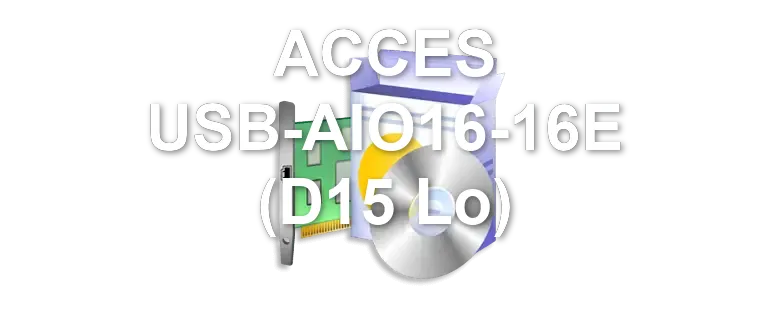 ACCES USB-AIO16-16E (D15 Lo)