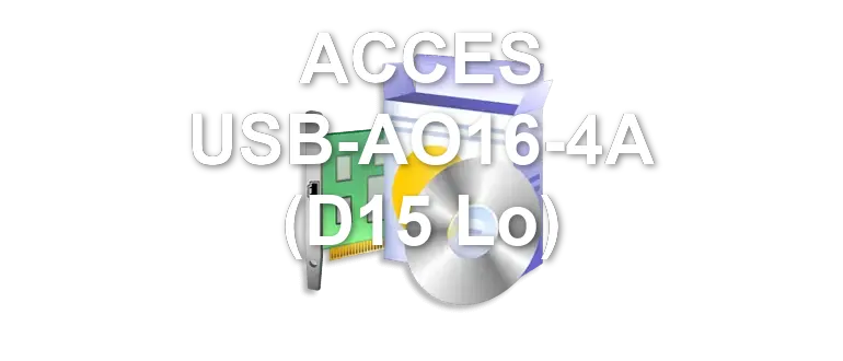 ACCES USB-AO16-4A (D15 Lo)
