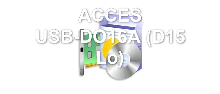 ACCES USB-DO16A (D15 Lo)