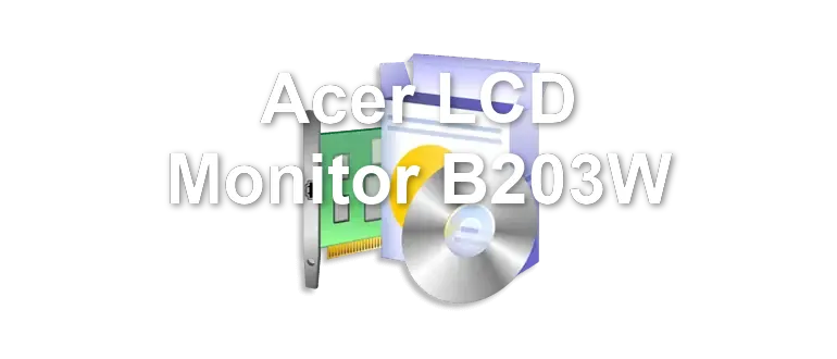 Acer LCD Monitor B203W