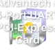 Advantech s 4-Port UART PCI-Express Card