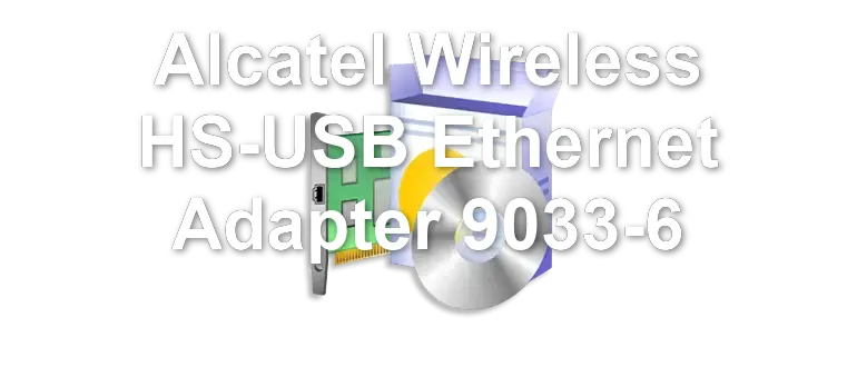 Alcatel Wireless HS-USB Ethernet Adapter 9033-6