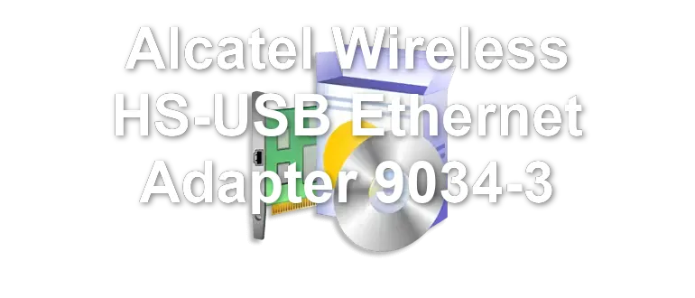Alcatel Wireless HS-USB Ethernet Adapter 9034-3