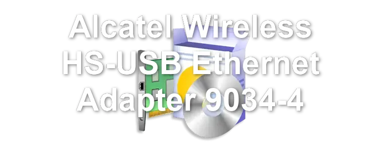 Alcatel Wireless HS-USB Ethernet Adapter 9034-4