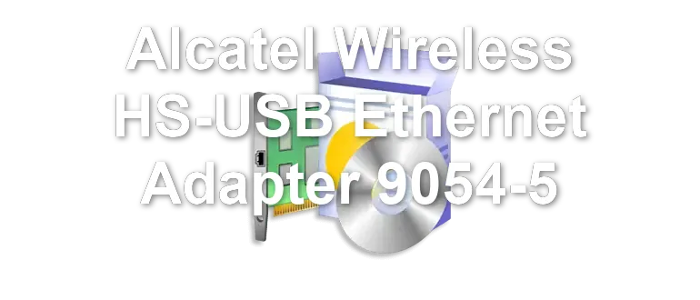 Alcatel Wireless HS-USB Ethernet Adapter 9054-5