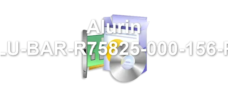 Alurin ALU-BAR-R75825-000-156-PT