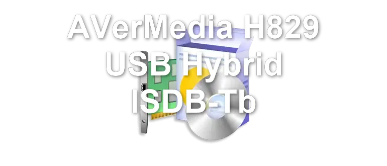AVerMedia H829 USB Hybrid ISDB-Tb