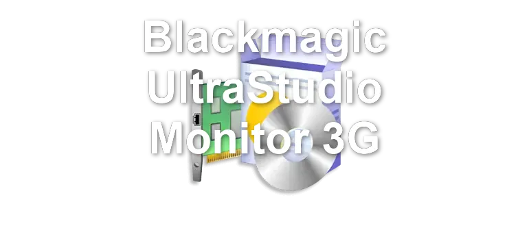 Blackmagic UltraStudio Monitor 3G