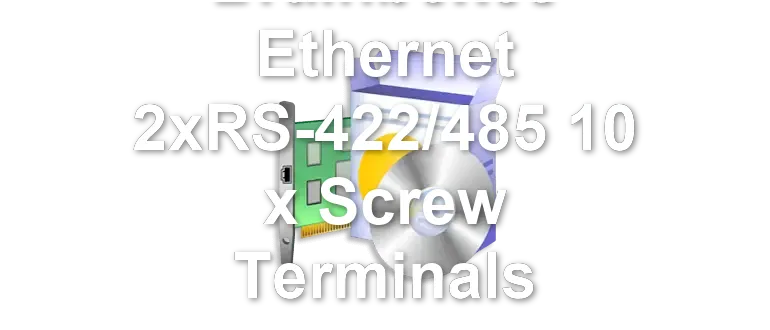 Brainboxes Ethernet 2xRS-422/485 10 x Screw Terminals