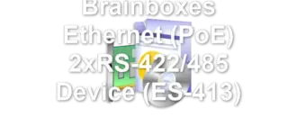 Brainboxes Ethernet (PoE) 2xRS-422/485 Device (ES-413)