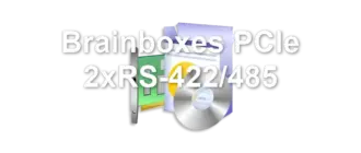 Brainboxes PCIe 2xRS-422/485