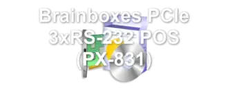 Brainboxes PCIe 3xRS-232 POS (PX-831)