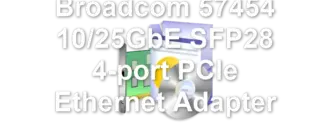 Broadcom 57454 10/25GbE SFP28 4-port PCIe Ethernet Adapter