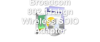 Broadcom 802.11abgn Wireless SDIO Adapter