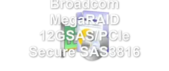 Broadcom MegaRAID 12GSAS/PCIe Secure SAS3816