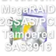 Broadcom MegaRAID 12GSAS/PCIe Tampered SAS3916