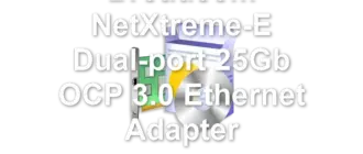 Broadcom NetXtreme-E Dual-port 25Gb OCP 3.0 Ethernet Adapter
