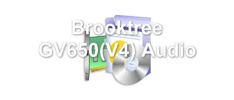 Brooktree GV650(V4) Audio