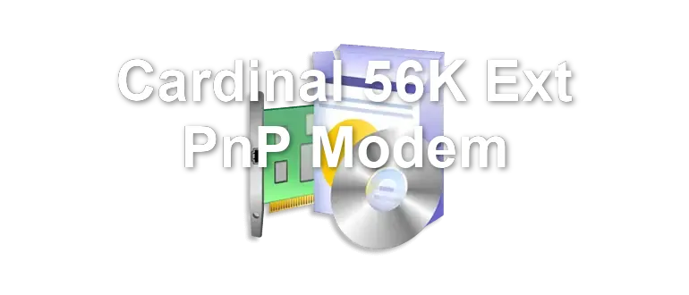 Cardinal 56K Ext PnP Modem