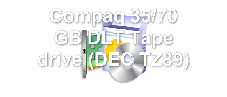 Compaq 35/70 GB DLT Tape drive (DEC TZ89)