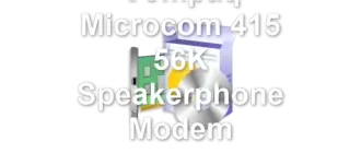 Compaq Microcom 415 56K Speakerphone Modem