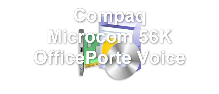 Compaq Microcom 56K OfficePorte Voice