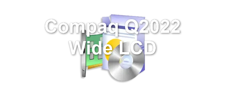 Compaq Q2022 Wide LCD