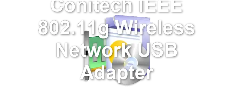 Conitech IEEE 802.11g Wireless Network USB Adapter