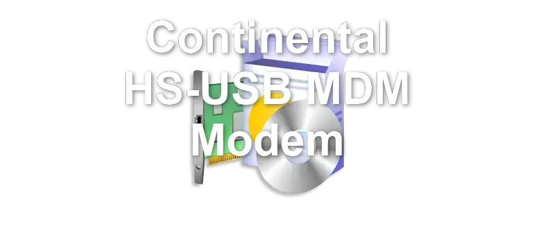 Continental HS-USB MDM Modem