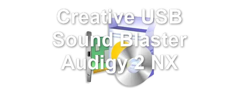 Creative USB Sound Blaster Audigy 2 NX