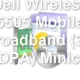 Dell Wireless 5505 Mobile Broadband (3G HSDPA) Minicard