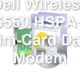 Dell Wireless 5550 HSPA+ Mini-Card Data Modem