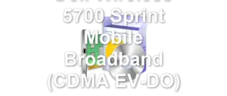 Dell Wireless 5700 Sprint Mobile Broadband (CDMA EV-DO)