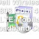 Dell Wireless 5808 Gobi 4G LTE Mobile Broadband Card