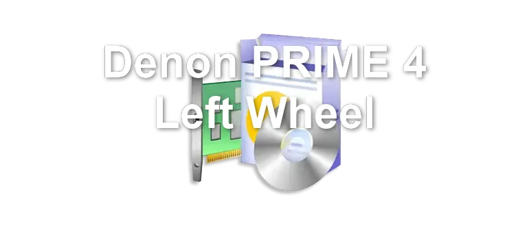 Denon PRIME 4 Left Wheel