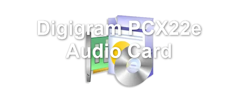 Digigram PCX22e Audio Card