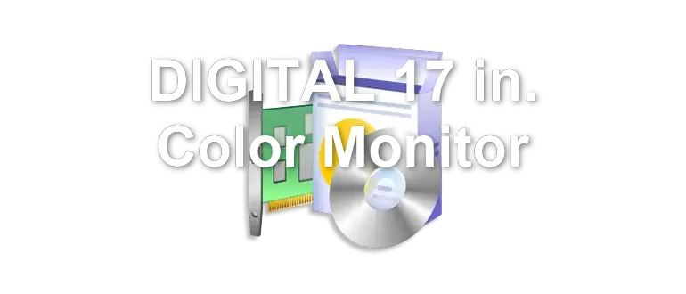DIGITAL 17 in. Color Monitor