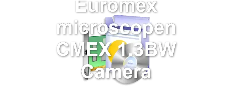 Euromex microscopen CMEX 1.3BW Camera