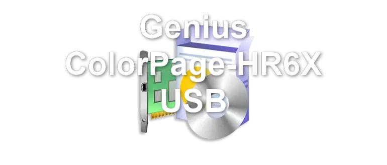 Genius ColorPage-HR6X USB