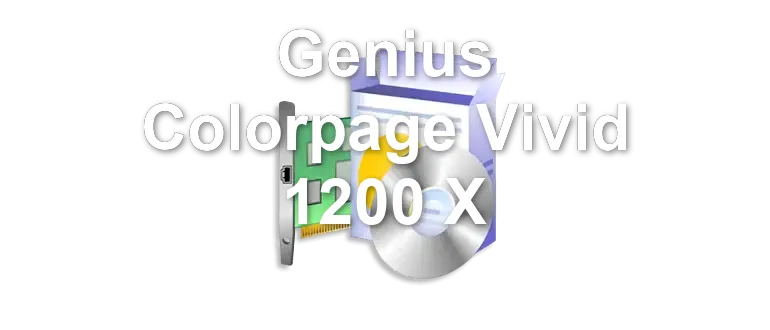 Genius Colorpage Vivid 1200 X