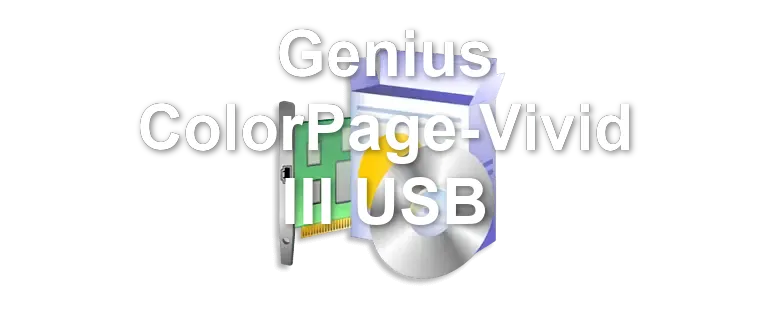 Genius ColorPage-Vivid III USB
