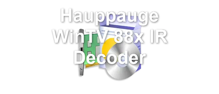 Hauppauge WinTV 88x IR Decoder