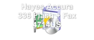 Hayes Accura 336 Flash + Fax 4714US
