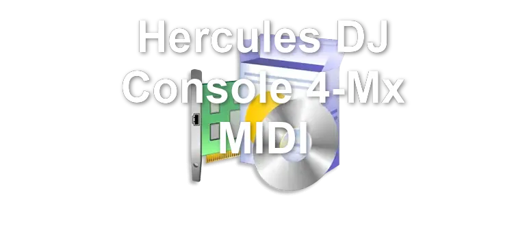 Hercules DJ Console 4-Mx MIDI