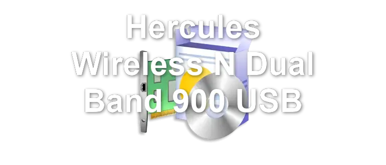 Hercules Wireless N Dual Band 900 USB