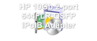 HP 10Gb 2-port 544FLR-QSFP IPoIB Adapter